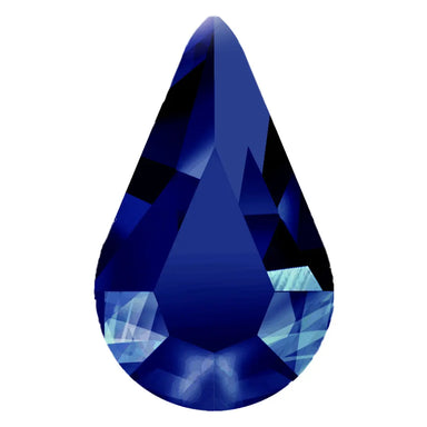 Preciosa Fancy Stones Pear Dark Indigo - Bluestreak Crystals