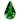 Preciosa Fancy Stones Pear Emerald - Bluestreak Crystals