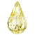 Preciosa Fancy Stones Pear Jonquil-Preciosa Fancy Stones-6x3.6mm - Pack of 720 (Wholesale)-Bluestreak Crystals
