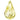 Preciosa Fancy Stones Pear Jonquil - Bluestreak Crystals