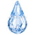 Preciosa Fancy Stones Pear Light Sapphire-Preciosa Fancy Stones-6x3.6mm - Pack of 720 (Wholesale)-Bluestreak Crystals