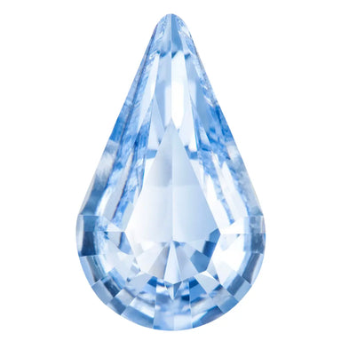 Preciosa Fancy Stones Pear Light Sapphire - Bluestreak Crystals