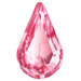 Preciosa Fancy Stones Pear Rose - Bluestreak Crystals