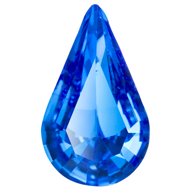 Preciosa Fancy Stones Pear Sapphire - Bluestreak Crystals