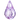 Preciosa Fancy Stones Pear Violet - Bluestreak Crystals