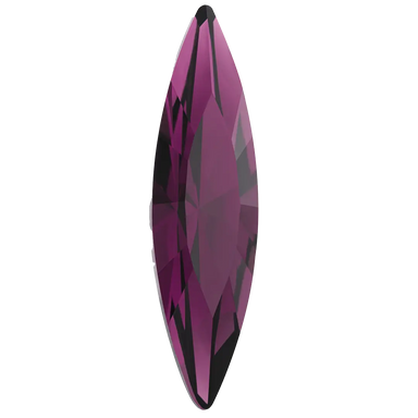 Preciosa Fancy Stones Slim Navette Amethyst - Bluestreak Crystals