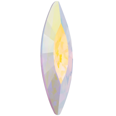 Preciosa Fancy Stones Slim Navette Crystal AB - Bluestreak Crystals