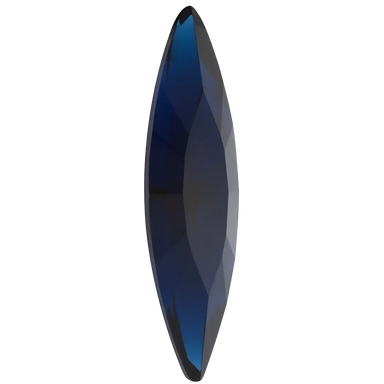 Preciosa Fancy Stones Slim Navette Dark Indigo - Bluestreak Crystals