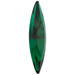 Preciosa Fancy Stones Slim Navette Emerald - Bluestreak Crystals