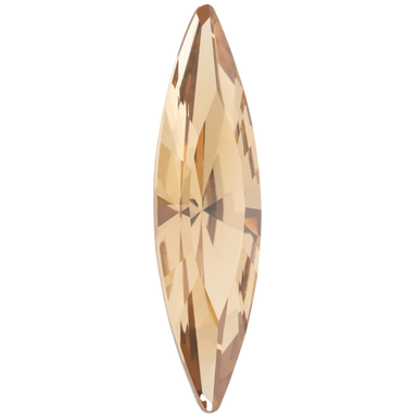 Preciosa Fancy Stones Slim Navette Light Colorado Topaz - Bluestreak Crystals