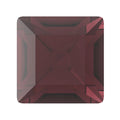 Preciosa Fancy Stones Square Burgundy - Bluestreak Crystals