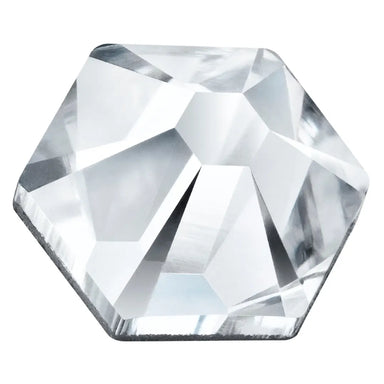 Preciosa Flat Back Crystals Non Hotfix Hexagon (MAXIMA) Crystal - Bluestreak Crystals