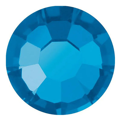 Preciosa Flat Back Crystals Non Hotfix (MAXIMA) Crystal Bermuda Blue - Bluestreak Crystals