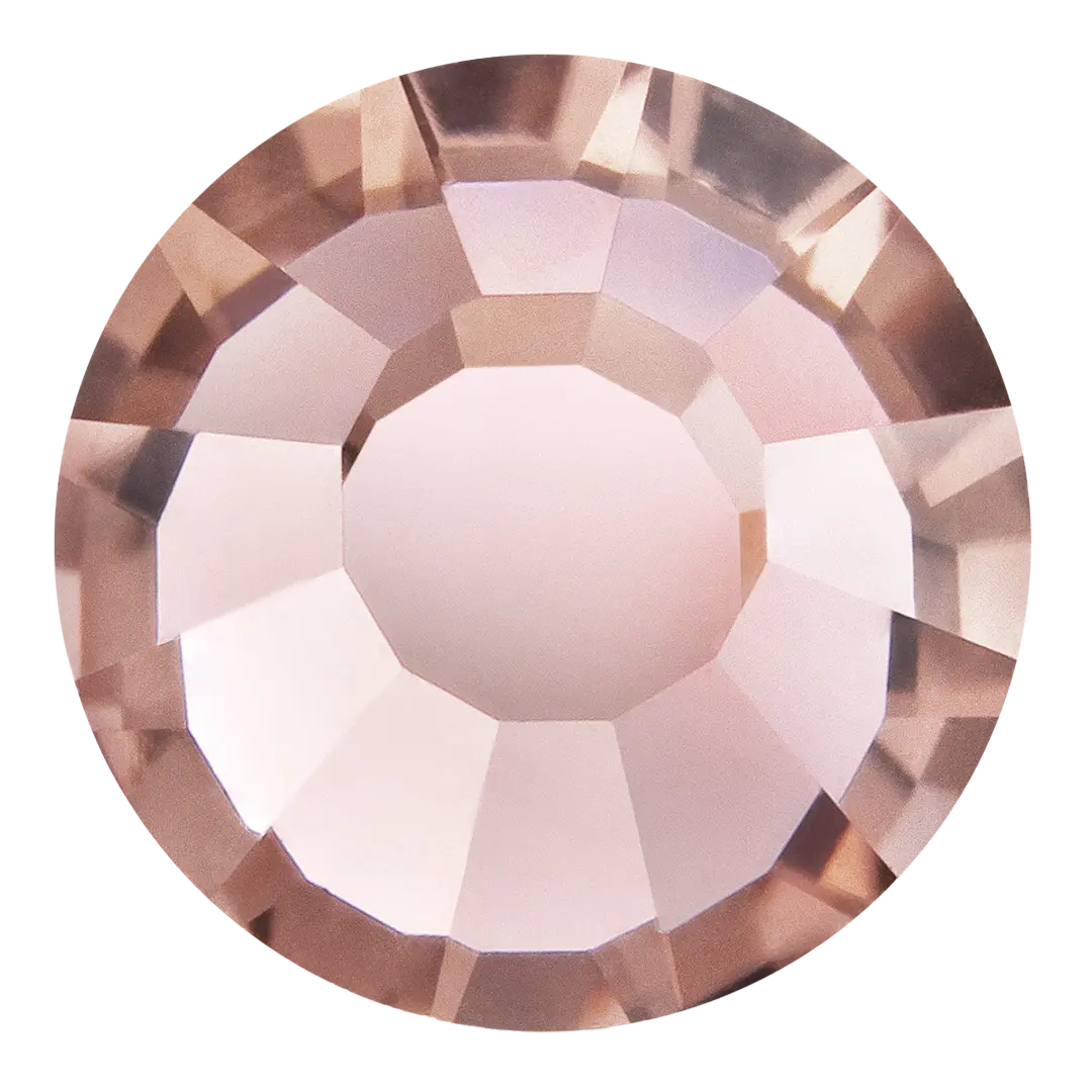 Preciosa Flat Back Crystals Non Hotfix (MAXIMA) Dusty Rose - Bluestreak Crystals