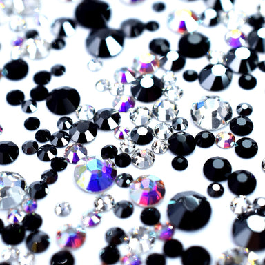 Preciosa Flat Back Crystals Non Hotfix Mix (MAXIMA) Midnight - Bluestreak Crystals