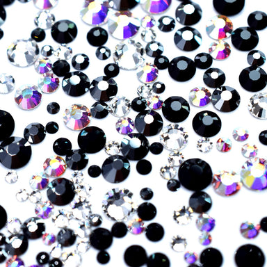 Preciosa Flat Back Crystals Non Hotfix Mix (MAXIMA) Midnight - Bluestreak Crystals