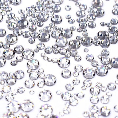 Preciosa Flat Back Crystals Non Hotfix Mix (MAXIMA) Size Crystal - Bluestreak Crystals