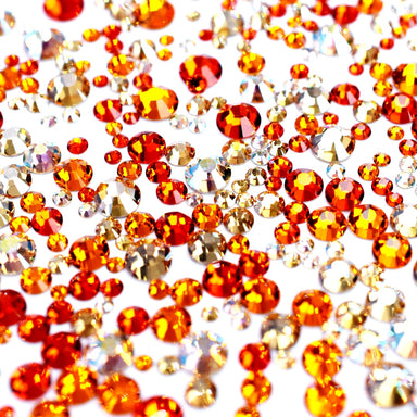 Preciosa Flat Back Crystals Non Hotfix Mix (MAXIMA) Sunset - Bluestreak Crystals