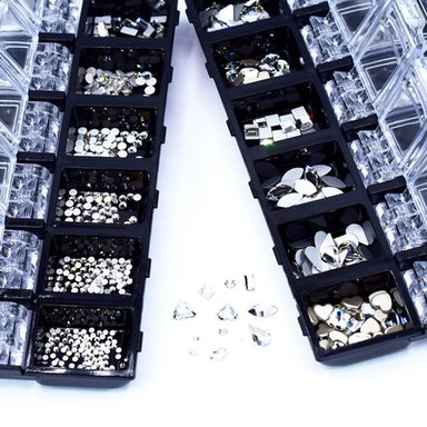 Preciosa Flat Back Crystals Non Hotfix Mix (MAXIMA) Ultimate Crystal - Bluestreak Crystals