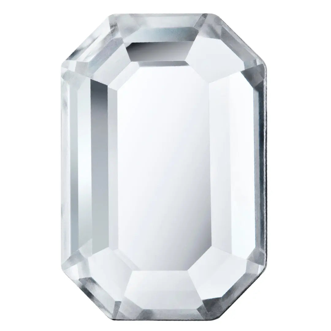 Preciosa Flat Back Crystals Non Hotfix Octagon (MAXIMA) Crystal - Bluestreak Crystals