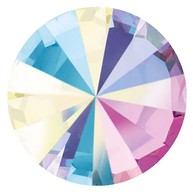 Preciosa Flat Back Crystals Non Hotfix Rivoli (MAXIMA) Crystal AB - Bluestreak Crystals