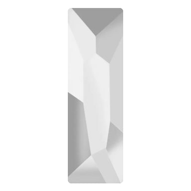 Preciosa Flat Back Crystals Non Hotfix Slim Baguette (MAXIMA) Crystal - Bluestreak Crystals