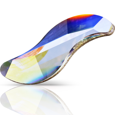 Preciosa Flat Back Crystals Non Hotfix Wave (MAXIMA) Crystal AB - Bluestreak Crystals