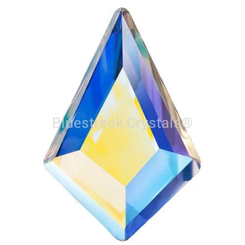 Preciosa Flat Back Crystals Rhinestones Non Hotfix Kite (MAXIMA) Crystal AB-Preciosa Flatback Rhinestones Crystals (Non Hotfix)-6x4mm - Pack of 10-Bluestreak Crystals