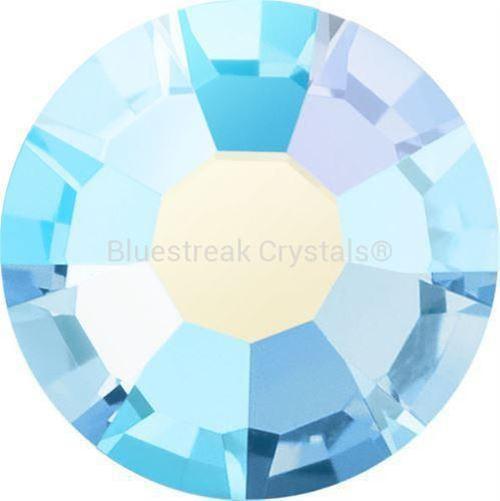 Preciosa Flat Back Crystals Rhinestones Non Hotfix (MAXIMA) Aquamarine AB-Preciosa Flatback Rhinestones Crystals (Non Hotfix)-SS5 (1.8mm) - Pack of 100-Bluestreak Crystals