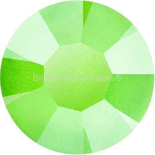 Preciosa Flat Back Crystals Rhinestones Non Hotfix (MAXIMA) Crystal Neon Green-Preciosa Flatback Rhinestones Crystals (Non Hotfix)-SS10 (2.8mm) - Pack of 100-Bluestreak Crystals