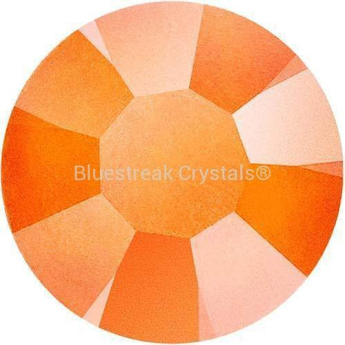 Preciosa Flat Back Crystals Rhinestones Non Hotfix (MAXIMA) Crystal Neon Orange-Preciosa Flatback Rhinestones Crystals (Non Hotfix)-SS10 (2.8mm) - Pack of 100-Bluestreak Crystals