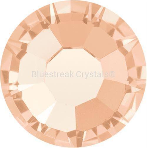 Preciosa Flat Back Crystals Rhinestones Non Hotfix (MAXIMA) Light Peach-Preciosa Flatback Rhinestones Crystals (Non Hotfix)-SS2 (1.2mm) - Pack of 100-Bluestreak Crystals