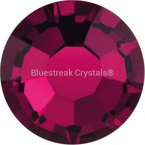 Preciosa Flat Back Crystals Rhinestones Non Hotfix (MAXIMA) Ruby-Preciosa Flatback Rhinestones Crystals (Non Hotfix)-SS6 (2.0mm) - Pack of 100-Bluestreak Crystals