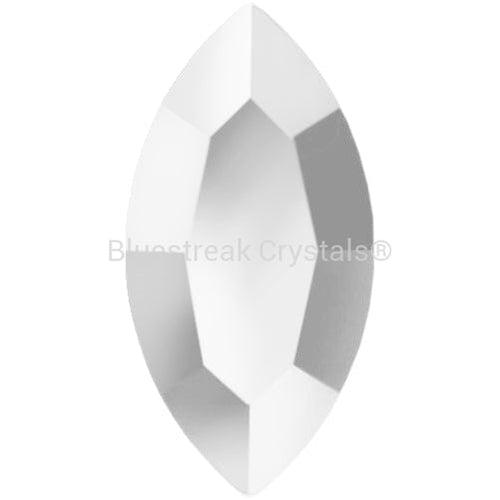 Preciosa Flat Back Crystals Rhinestones Non Hotfix Navette (MAXIMA) Crystal-Preciosa Flatback Rhinestones Crystals (Non Hotfix)-4x2mm - Pack of 12-Bluestreak Crystals