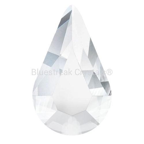 Preciosa Flat Back Crystals Rhinestones Non Hotfix Pear (MAXIMA) Crystal-Preciosa Flatback Rhinestones Crystals (Non Hotfix)-6x3.6mm - Pack of 10-Bluestreak Crystals