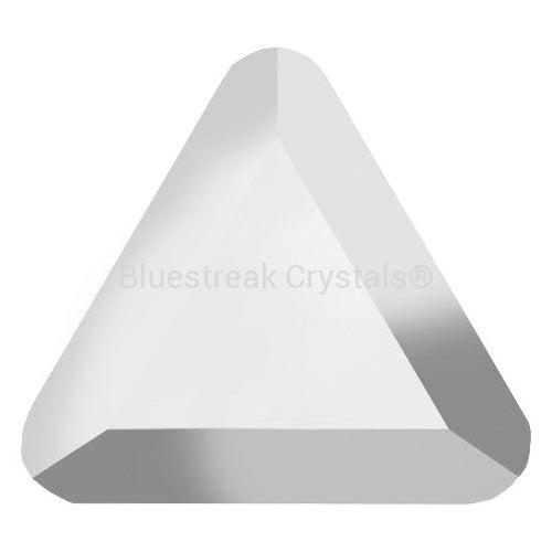 Preciosa Flat Back Crystals Rhinestones Non Hotfix Triangle (MAXIMA) Crystal-Preciosa Flatback Rhinestones Crystals (Non Hotfix)-6mm - Pack of 12-Bluestreak Crystals