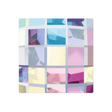 Preciosa Hotfix Flat Back Crystals Chessboard Square (MAXIMA) Crystal AB - Bluestreak Crystals