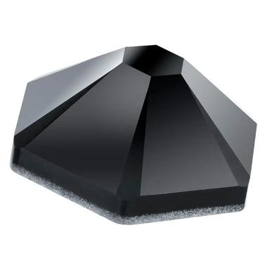 Preciosa Flat Back Crystals Non Hotfix Hexagon (MAXIMA) Jet UNFOILED - Bluestreak Crystals