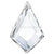 Preciosa Hotfix Flat Back Crystals Kite (MAXIMA) Crystal-Preciosa Hotfix Flatback Crystals-6x4mm - Pack of 10-Bluestreak Crystals