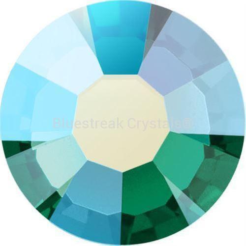 Preciosa Hotfix Flat Back Crystals (MAXIMA) Emerald AB-Preciosa Hotfix Flatback Crystals-SS6 (2.0mm) - Pack of 50-Bluestreak Crystals