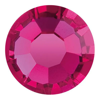 Preciosa Hotfix Flat Back Crystals (MAXIMA) Fuchsia - Bluestreak Crystals