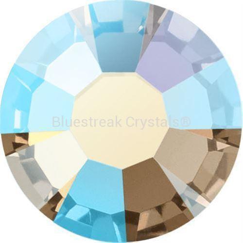 Preciosa Hotfix Flat Back Crystals (MAXIMA) Light Smoked Topaz AB-Preciosa Hotfix Flatback Crystals-SS6 (2.0mm) - Pack of 50-Bluestreak Crystals