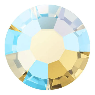 Preciosa Hotfix Flat Back Crystals (MAXIMA) Light Topaz AB - Bluestreak Crystals