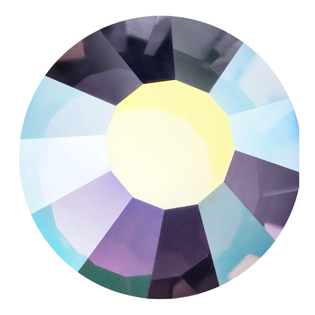 Preciosa Hotfix Flat Back Crystals (MAXIMA) Lilac Ash AB - Bluestreak Crystals