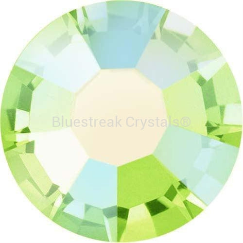 Preciosa Hotfix Flat Back Crystals (MAXIMA) Limecicle AB-Preciosa Hotfix Flatback Crystals-SS6 (2.0mm) - Pack of 50-Bluestreak Crystals