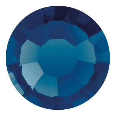 Preciosa Hotfix Flat Back Crystals (MAXIMA) Montana - Bluestreak Crystals