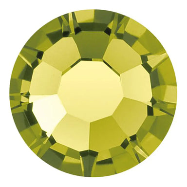 Preciosa Hotfix Flat Back Crystals (MAXIMA) Olivine - Bluestreak Crystals