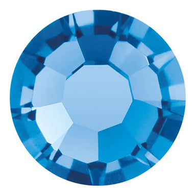 Preciosa Hotfix Flat Back Crystals (MAXIMA) Sapphire - Bluestreak Crystals