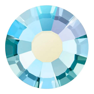 Preciosa Hotfix Flat Back Crystals (MAXIMA) Smoked Sapphire AB - Bluestreak Crystals