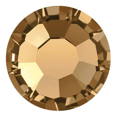 Preciosa Hotfix Flat Back Crystals (MAXIMA) Smoked Topaz - Bluestreak Crystals